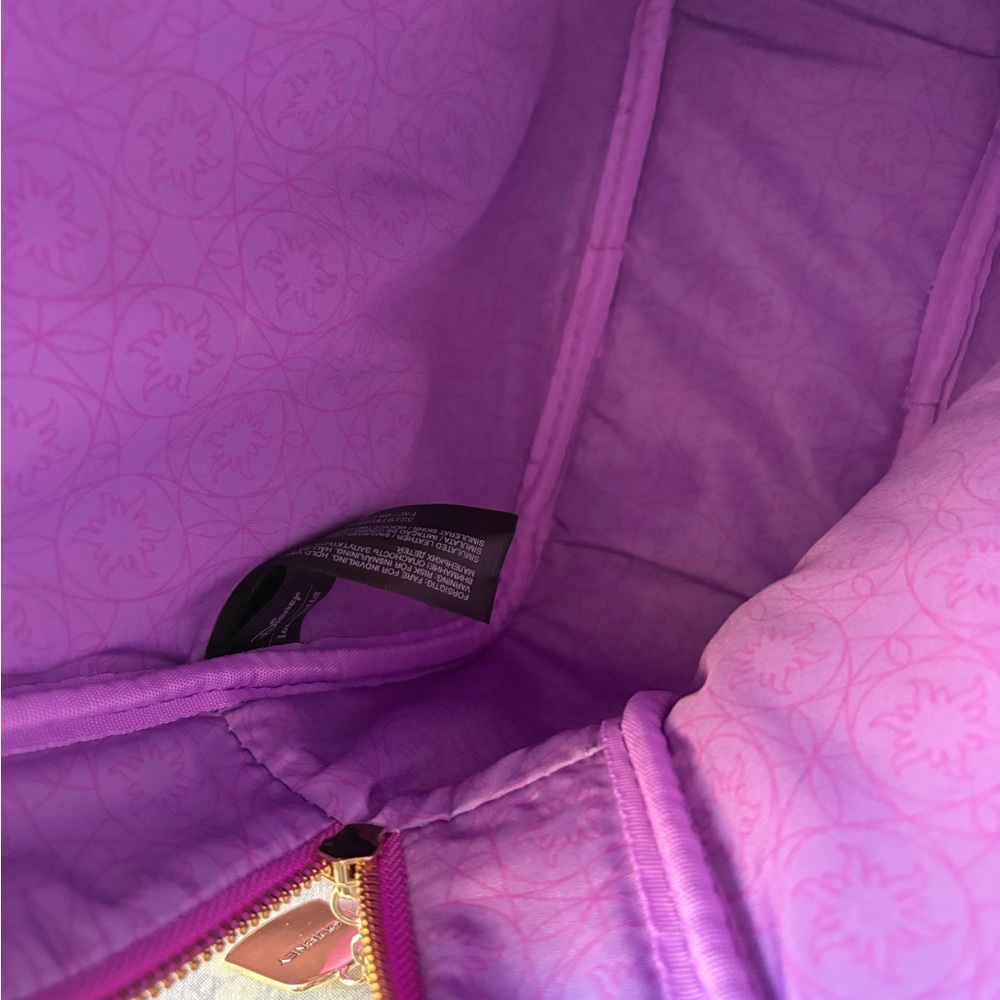Loungefly Purple and Yellow Backpack - Picture 7 of 8